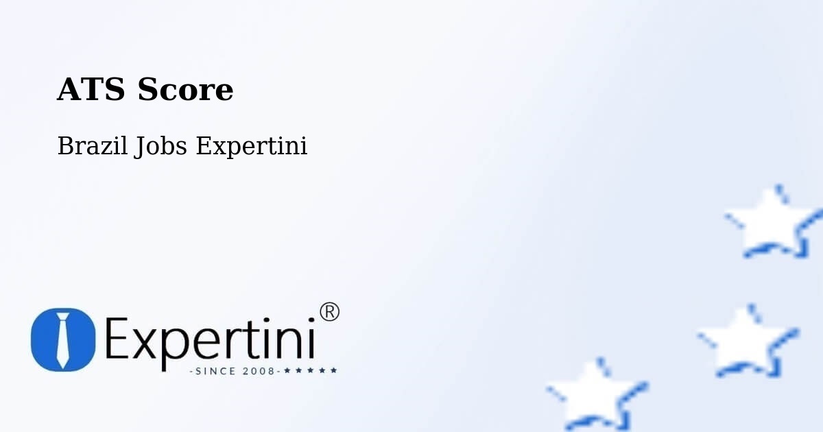 Resume ATS Score & Job Description Match Tool – Caucaia - Brazil Jobs Expertini
